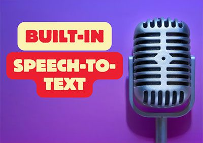 AutoCrit Speech to Text Dictation