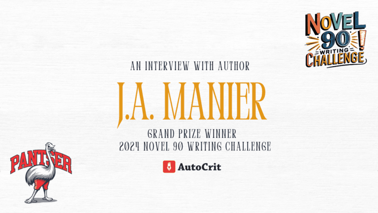Text: Novel 90 Winner J.A. Manier